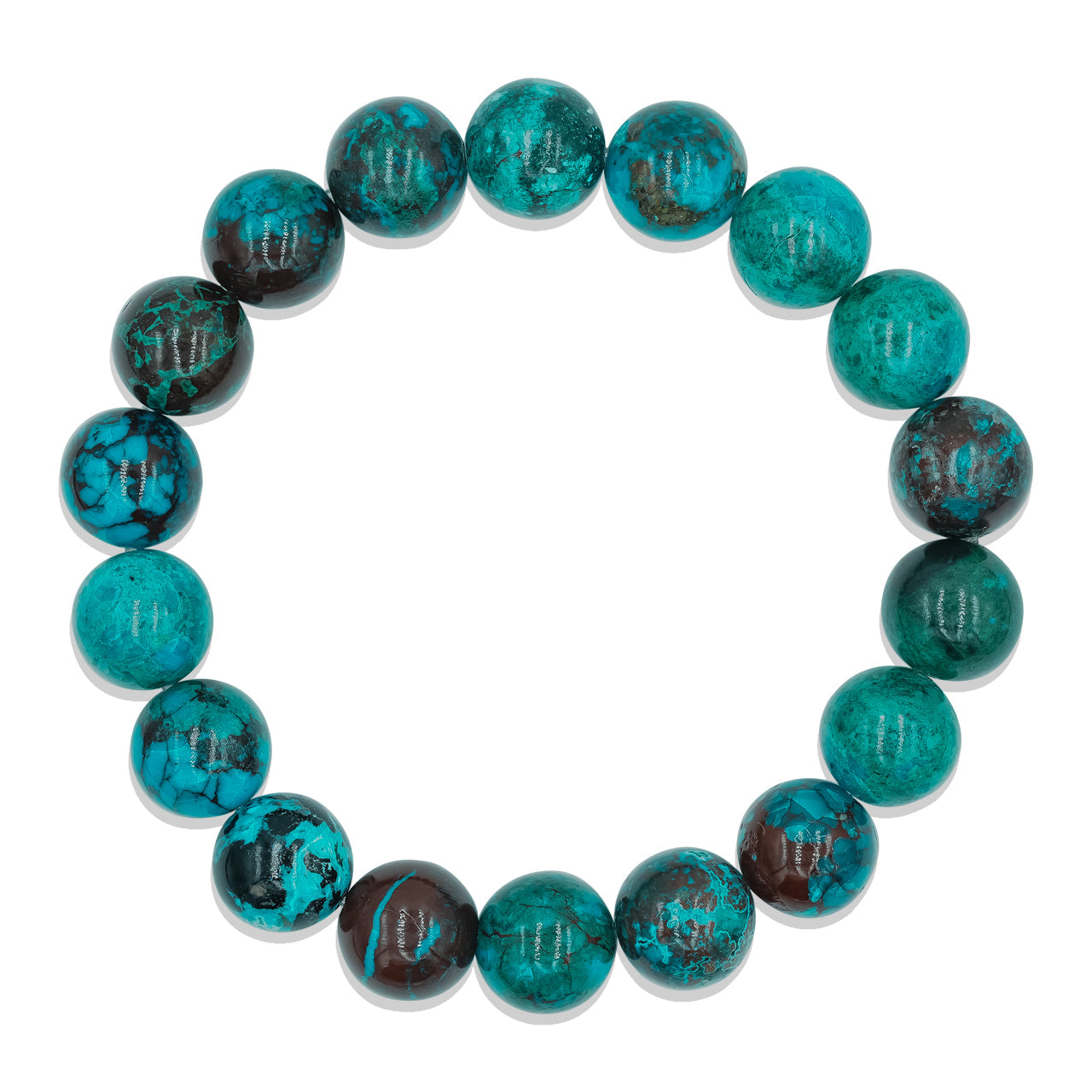 Starborn Chrysocolla Elastic Beaded Bracelet