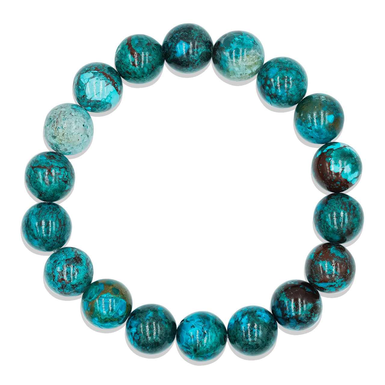 Starborn Chrysocolla Elastic Beaded Bracelet