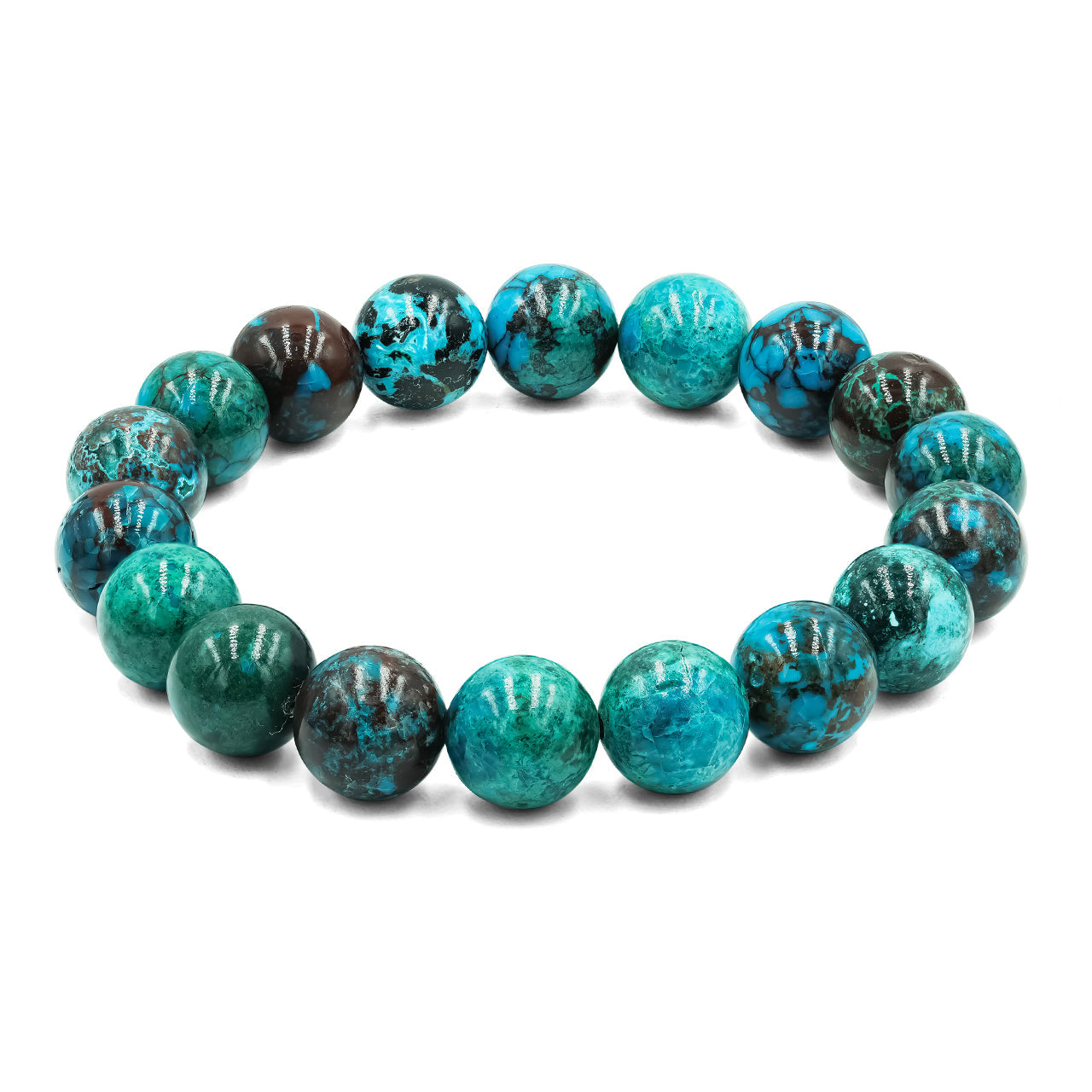 Starborn Chrysocolla Elastic Beaded Bracelet