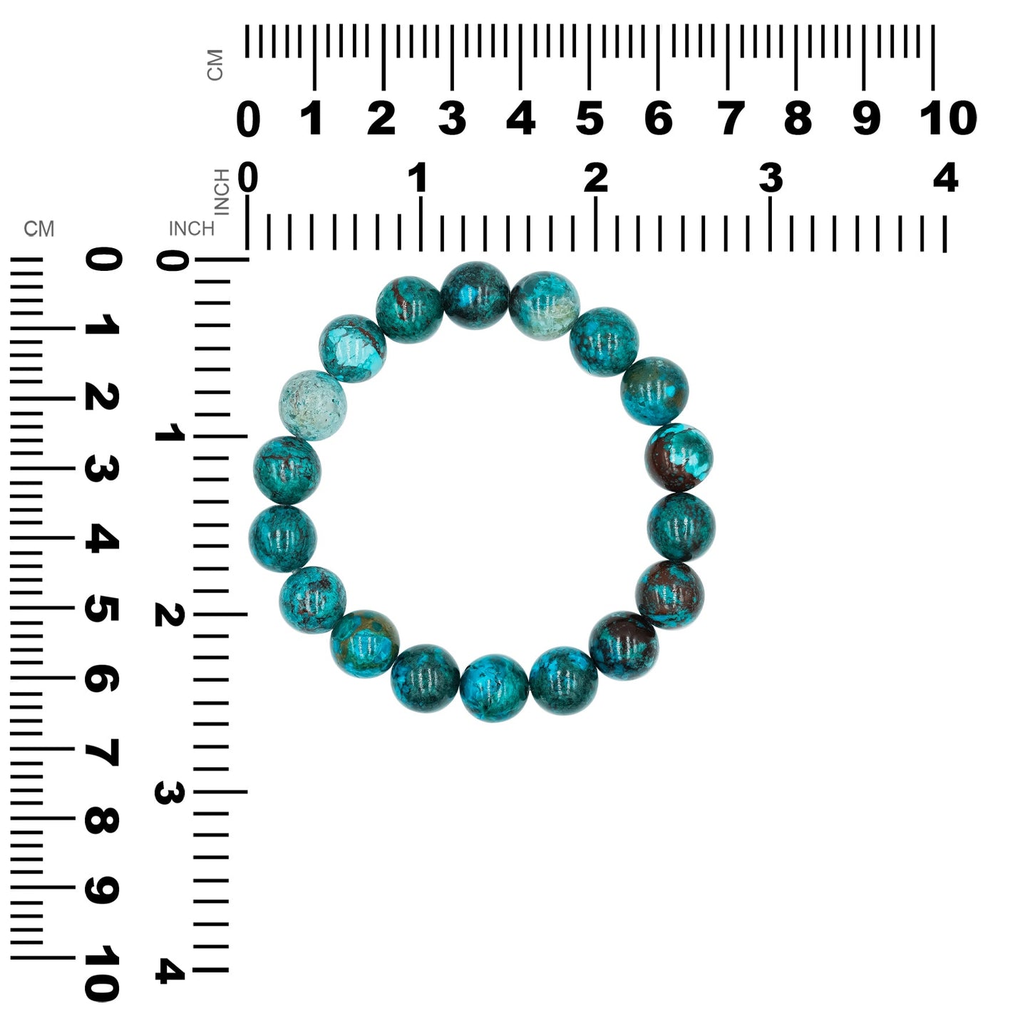 Starborn Chrysocolla Elastic Beaded Bracelet