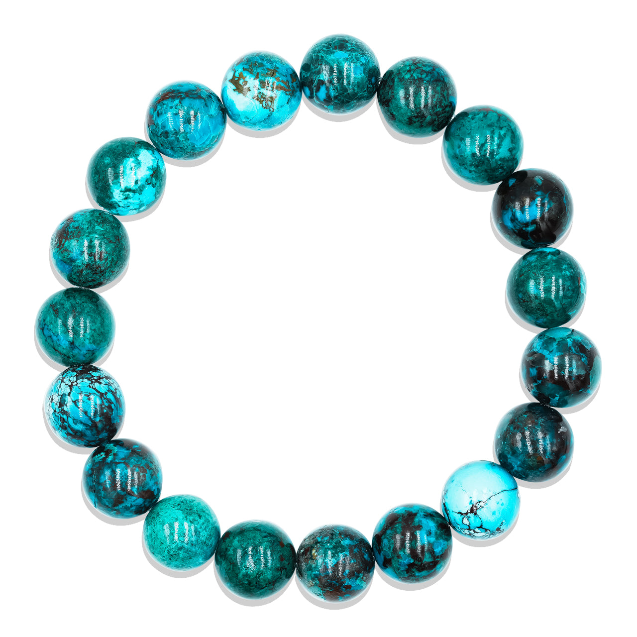Starborn Chrysocolla Elastic Beaded Bracelet