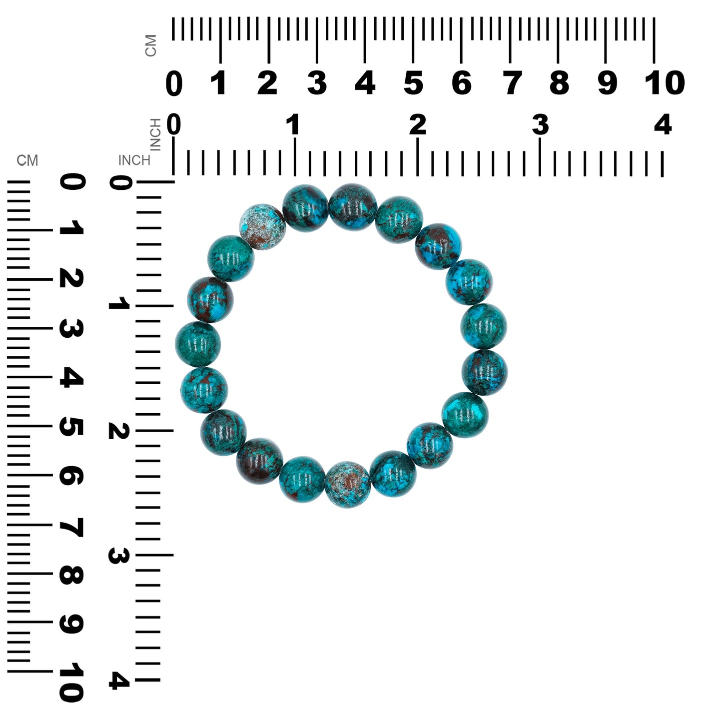 Starborn Chrysocolla Elastic Beaded Bracelet