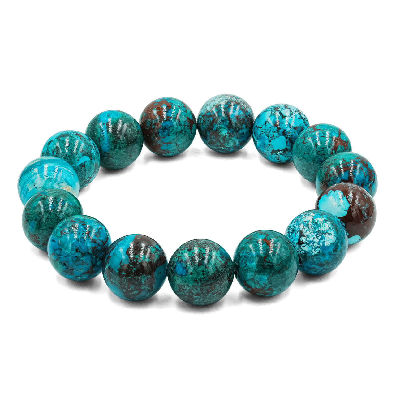 Starborn Chrysocolla Elastic Beaded Bracelet