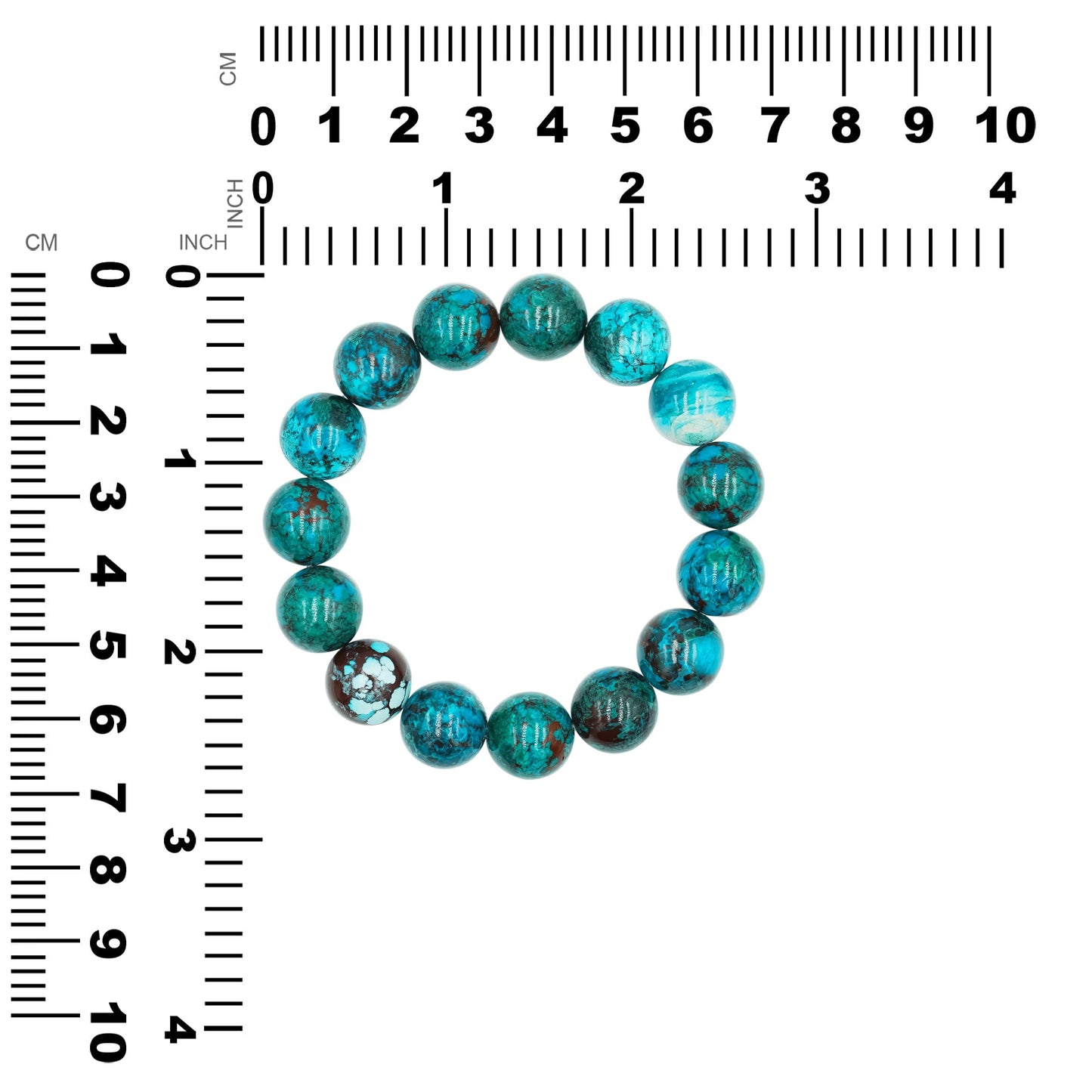 Starborn Chrysocolla Elastic Beaded Bracelet