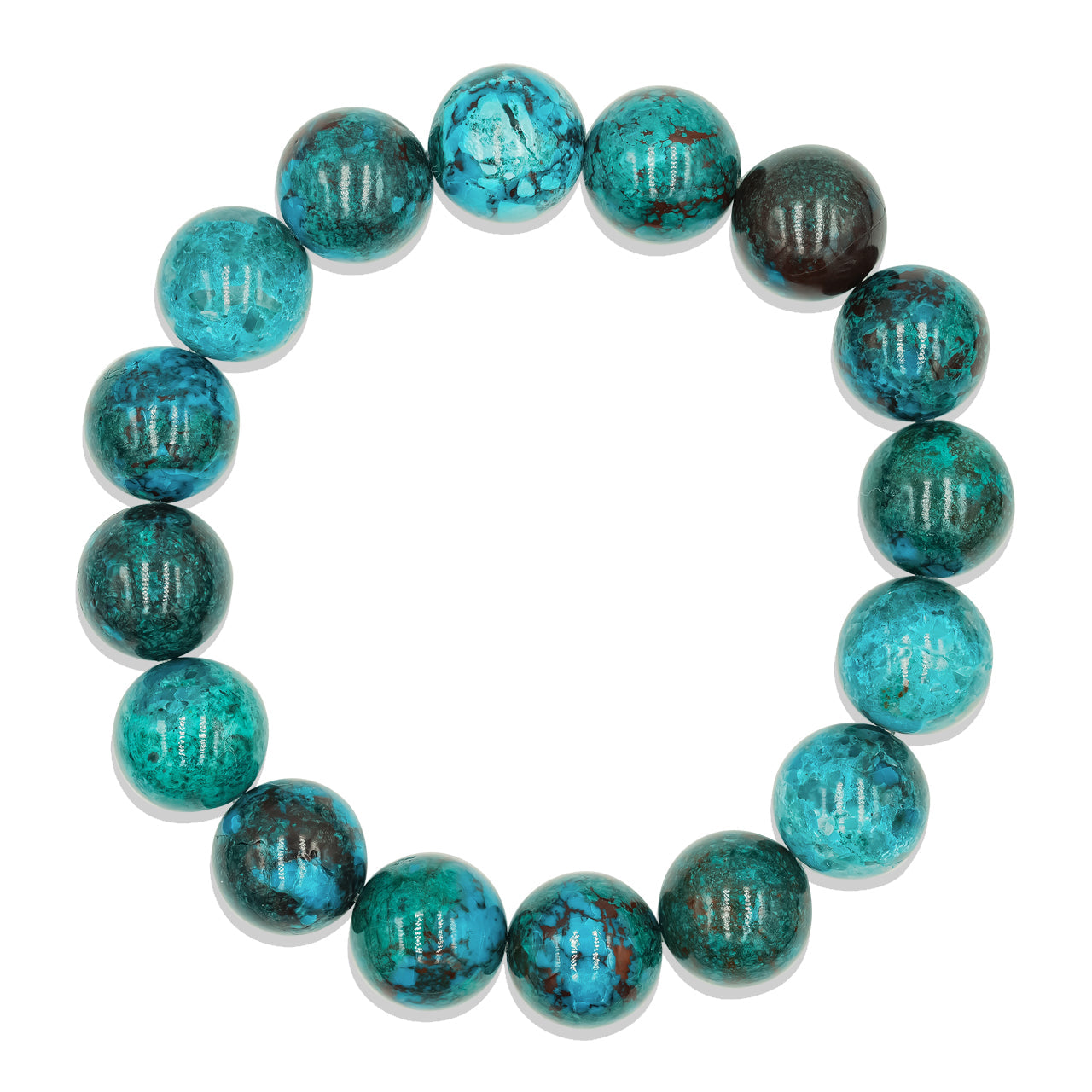 Starborn Chrysocolla Elastic Beaded Bracelet
