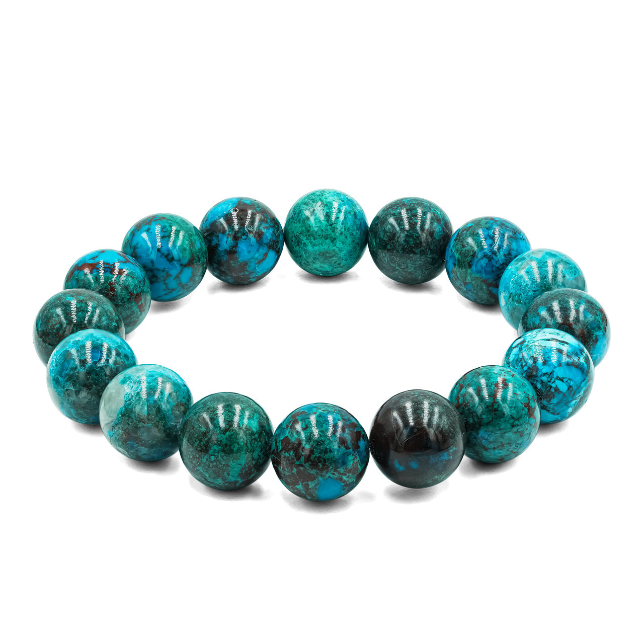 Starborn Chrysocolla Elastic Beaded Bracelet
