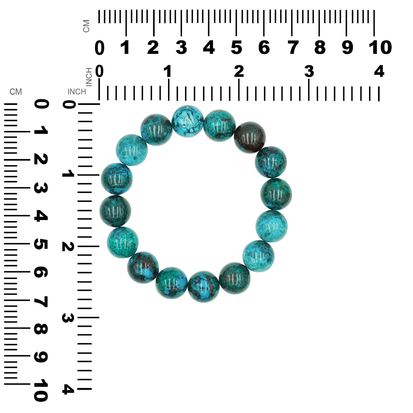 Starborn Chrysocolla Elastic Beaded Bracelet