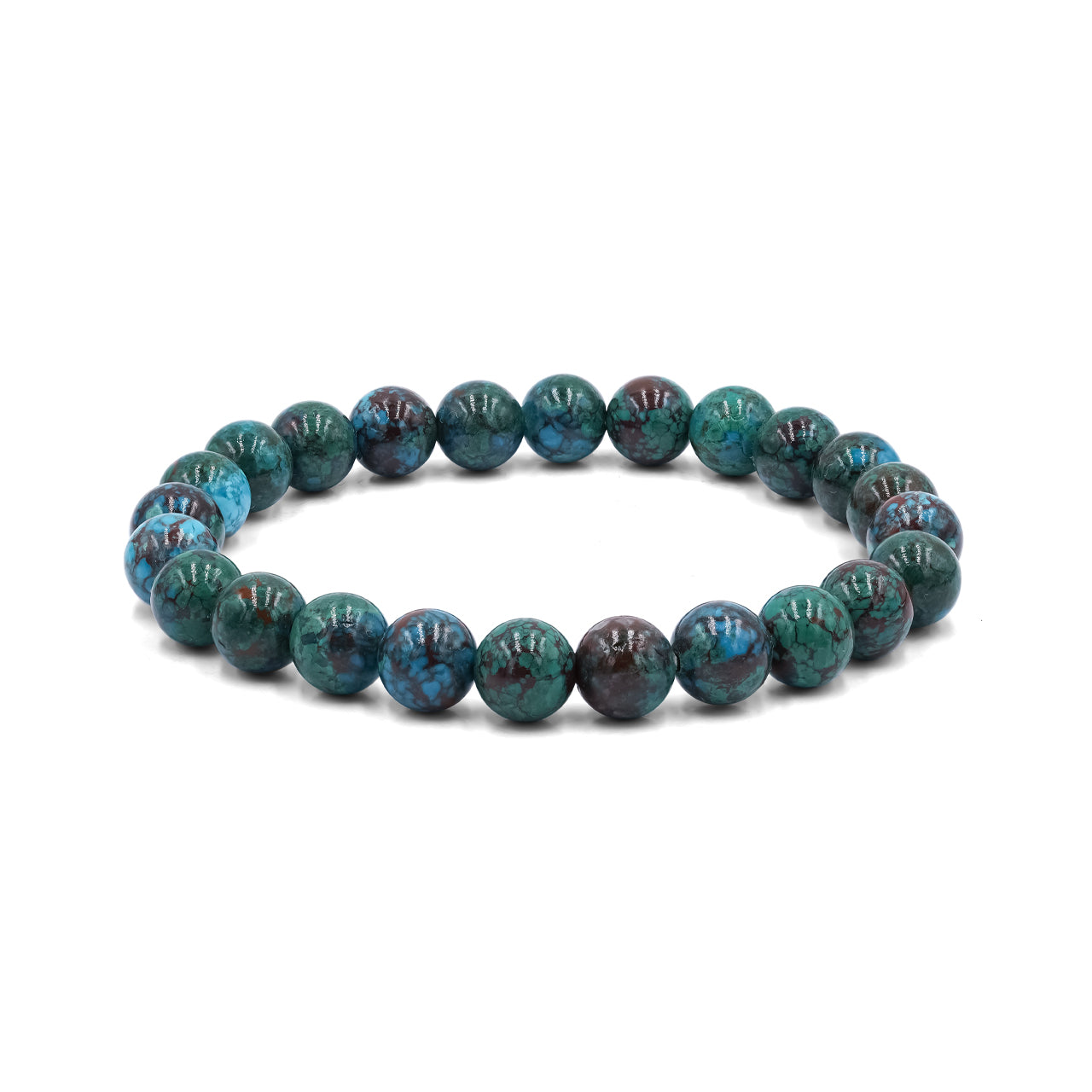 Starborn Chrysocolla Elastic Beaded Bracelet