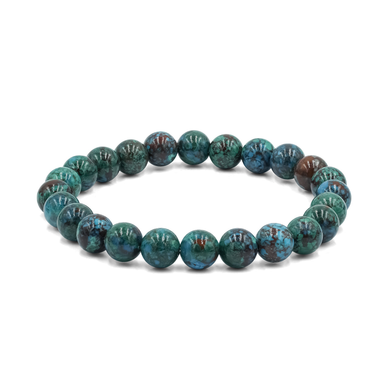 Starborn Chrysocolla Elastic Beaded Bracelet