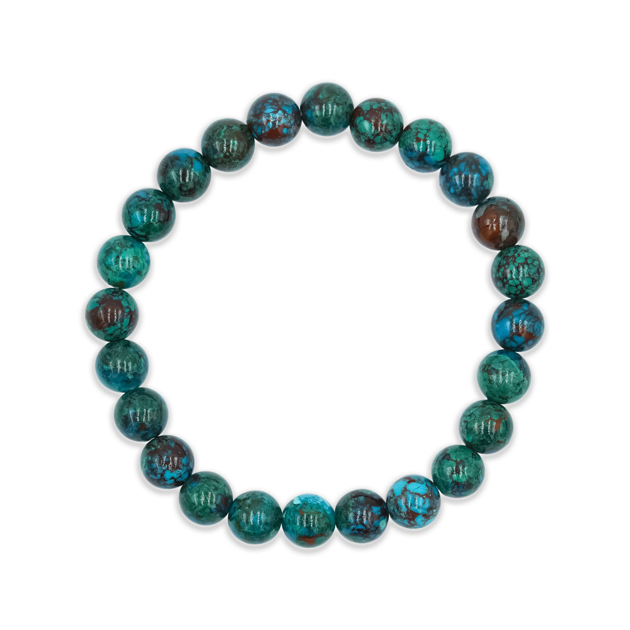 Starborn Chrysocolla Elastic Beaded Bracelet