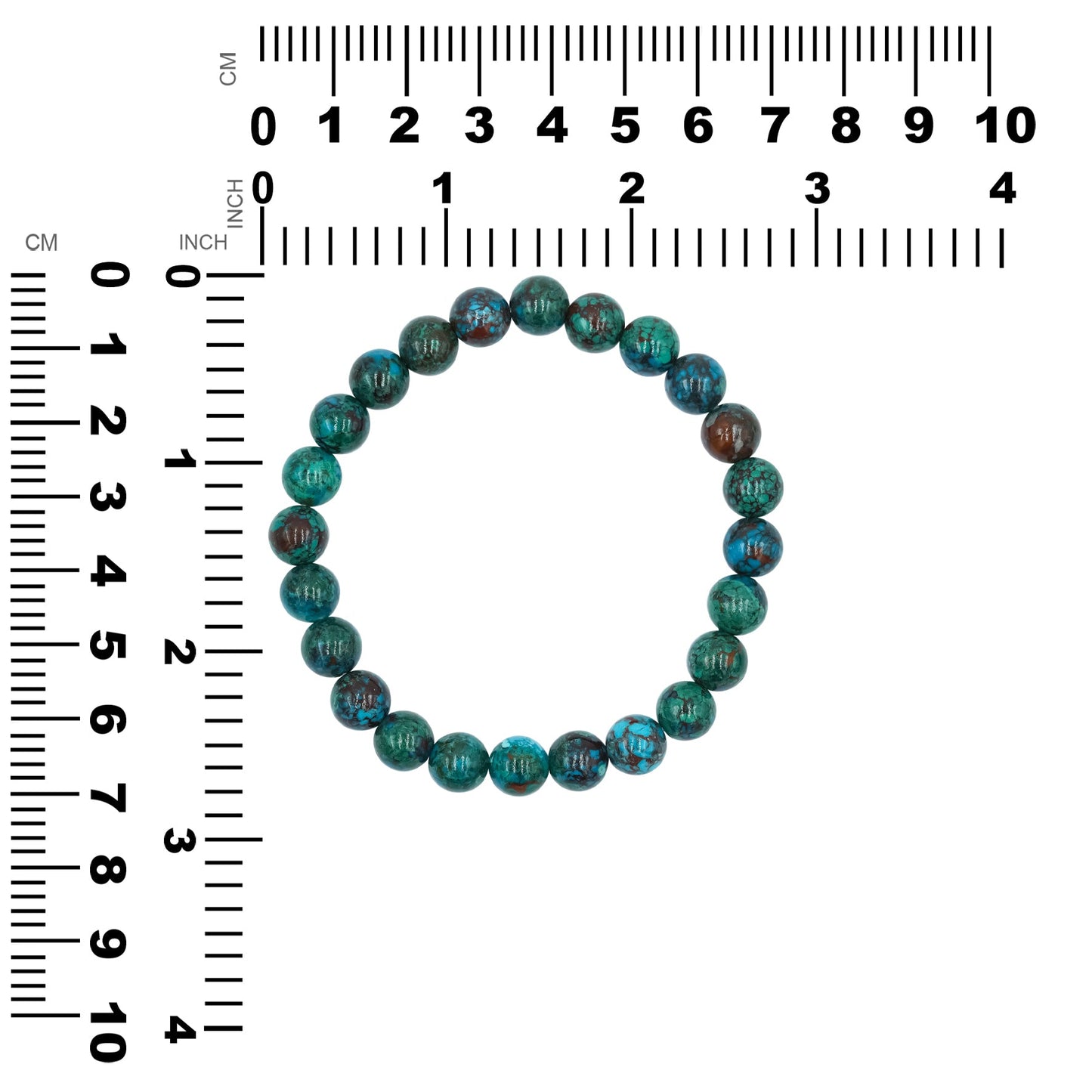 Starborn Chrysocolla Elastic Beaded Bracelet