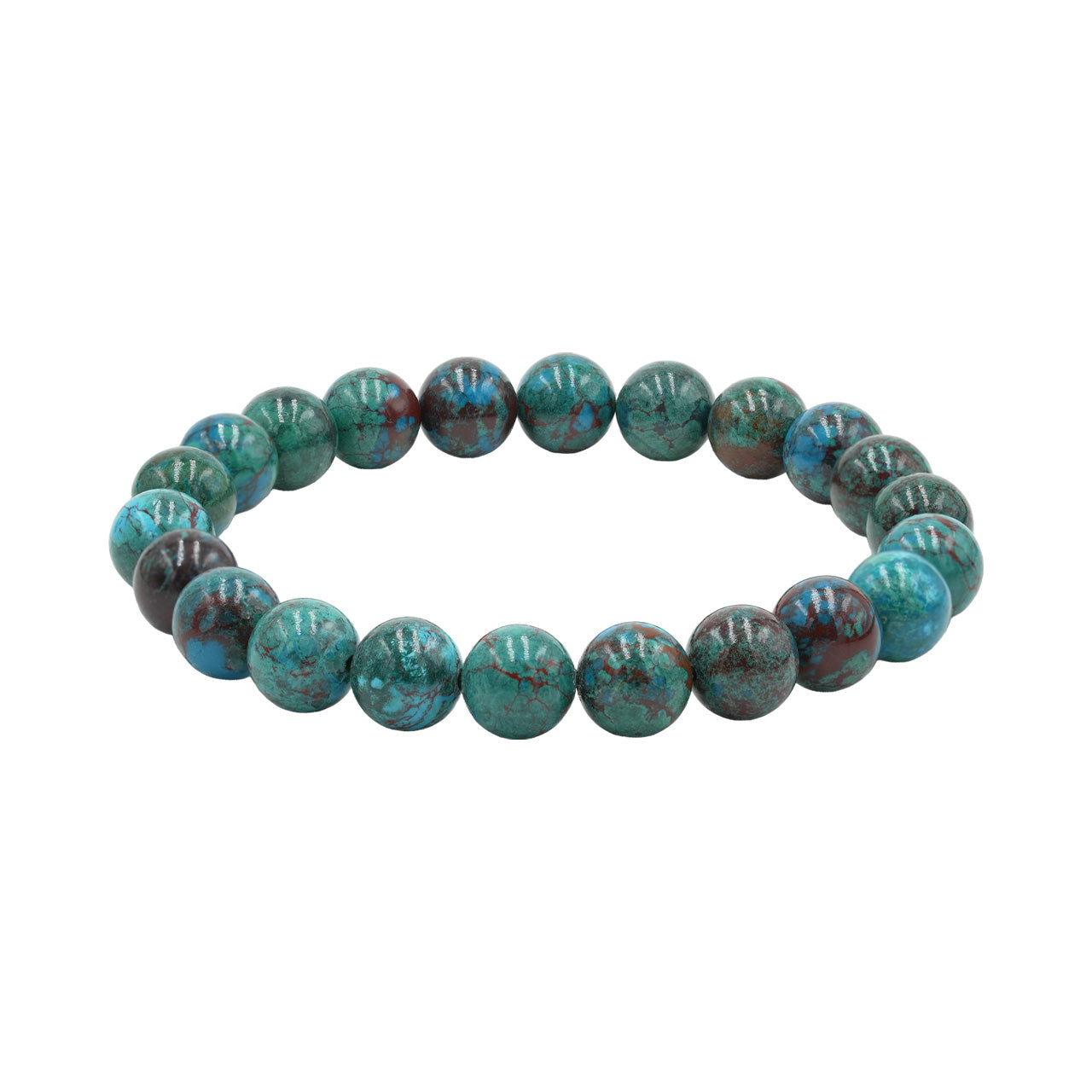 Starborn Chrysocolla Elastic Beaded Bracelet