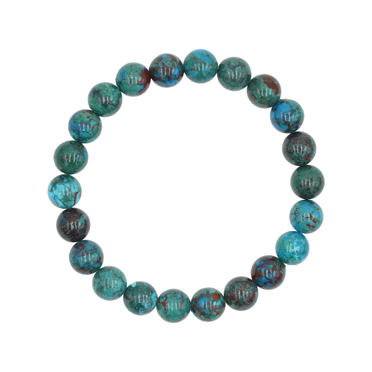 Starborn Chrysocolla Elastic Beaded Bracelet