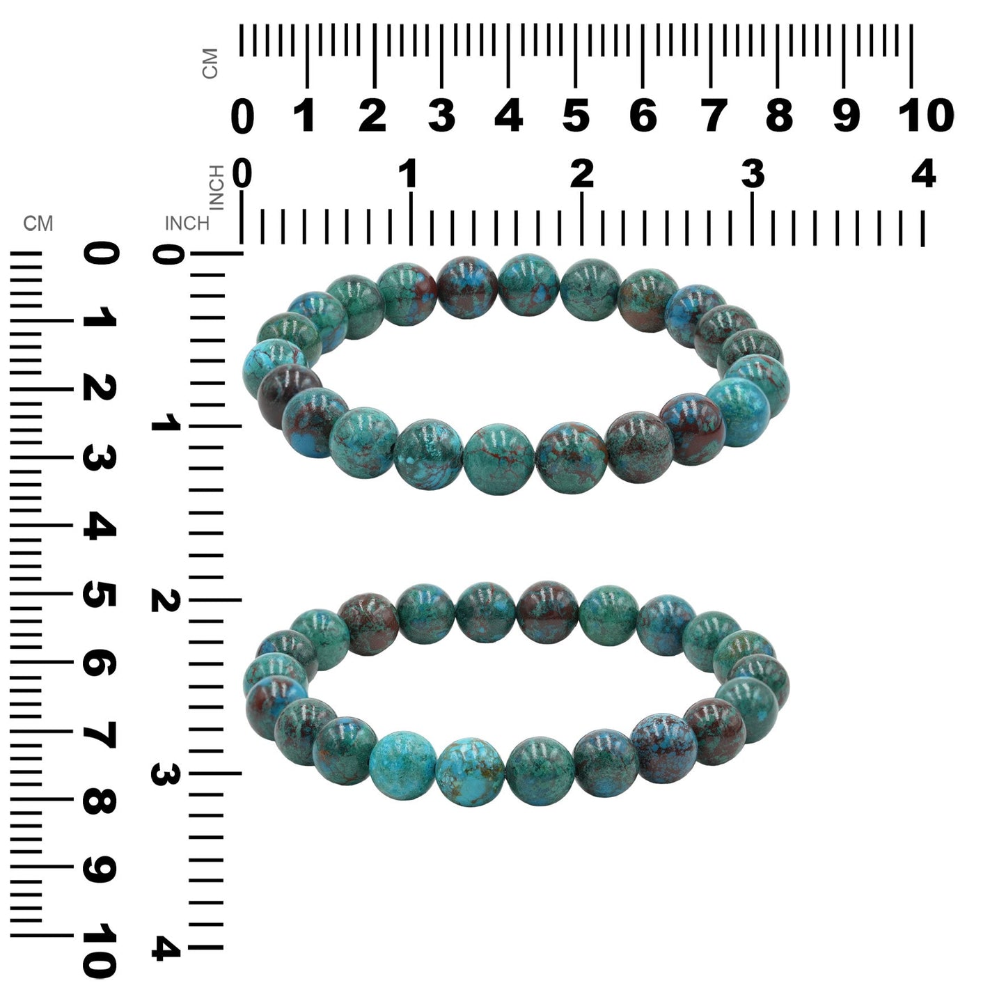 Starborn Chrysocolla Elastic Beaded Bracelet