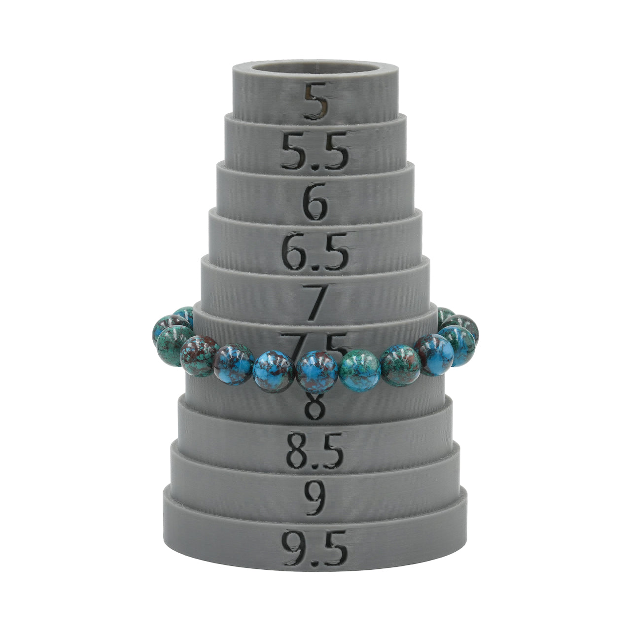 Starborn Chrysocolla Elastic Beaded Bracelet
