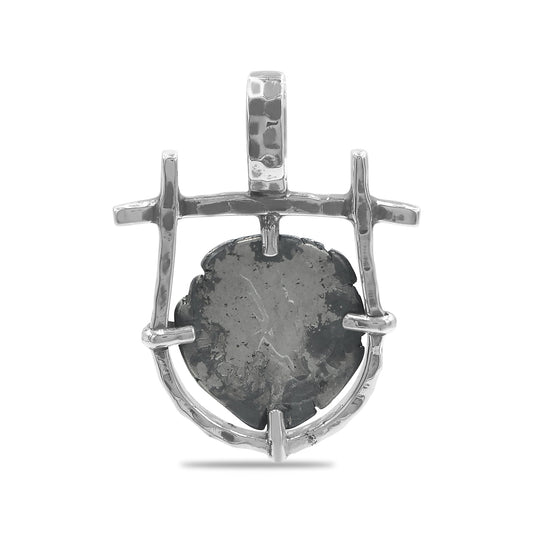 Starborn Roman Denarius Silver Coin Pendant [80-220 AD] with Frame in Sterling Silver