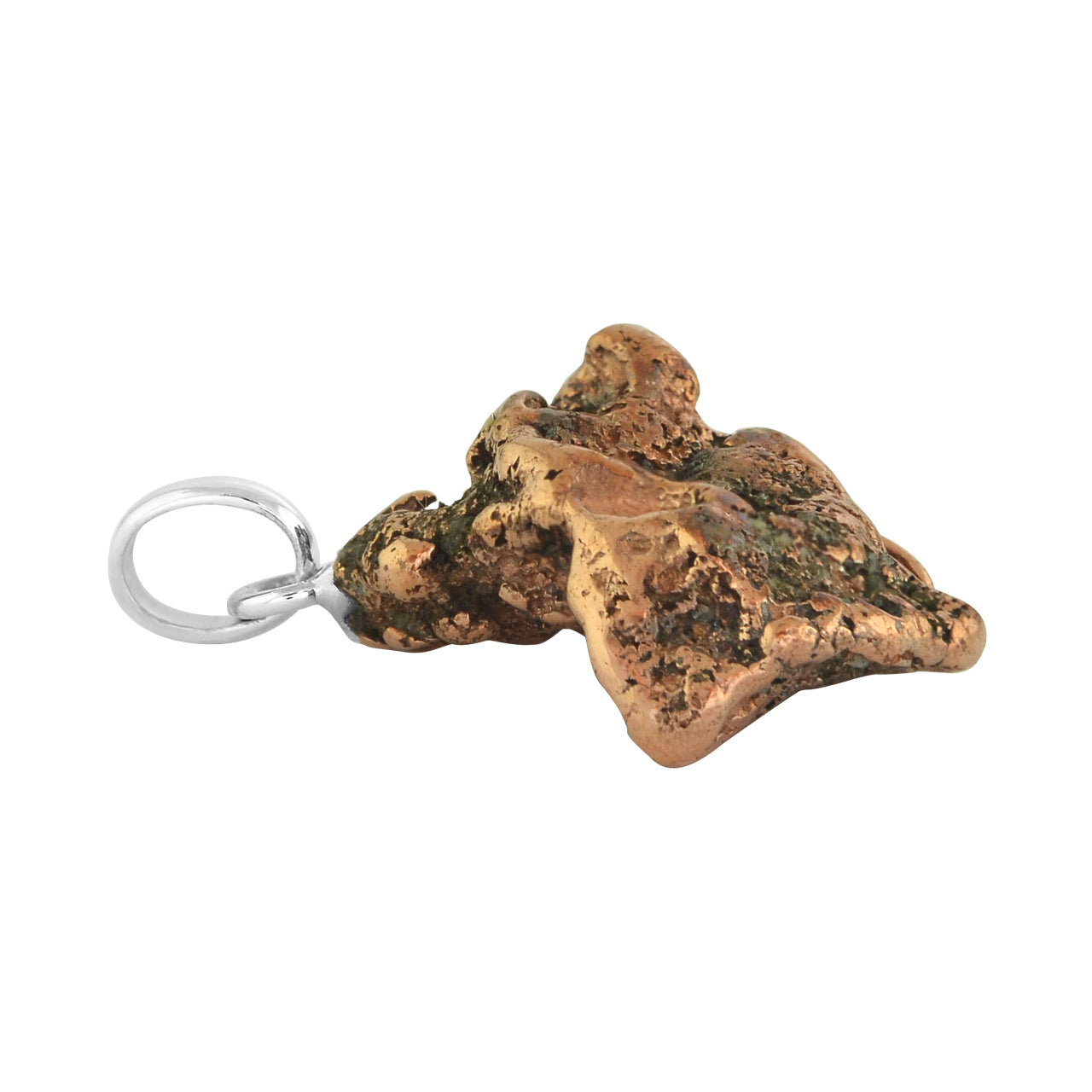 Starborn Copper Freeform Pendant in Sterling Silver