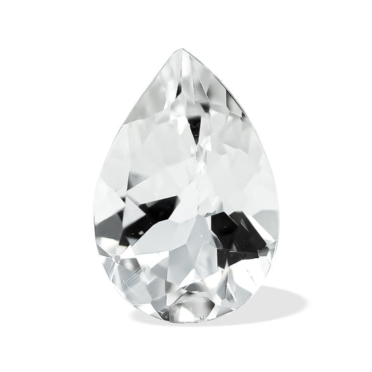 Starborn Danburite Faceted Gemstone Pear [12mm] - 1 Piece