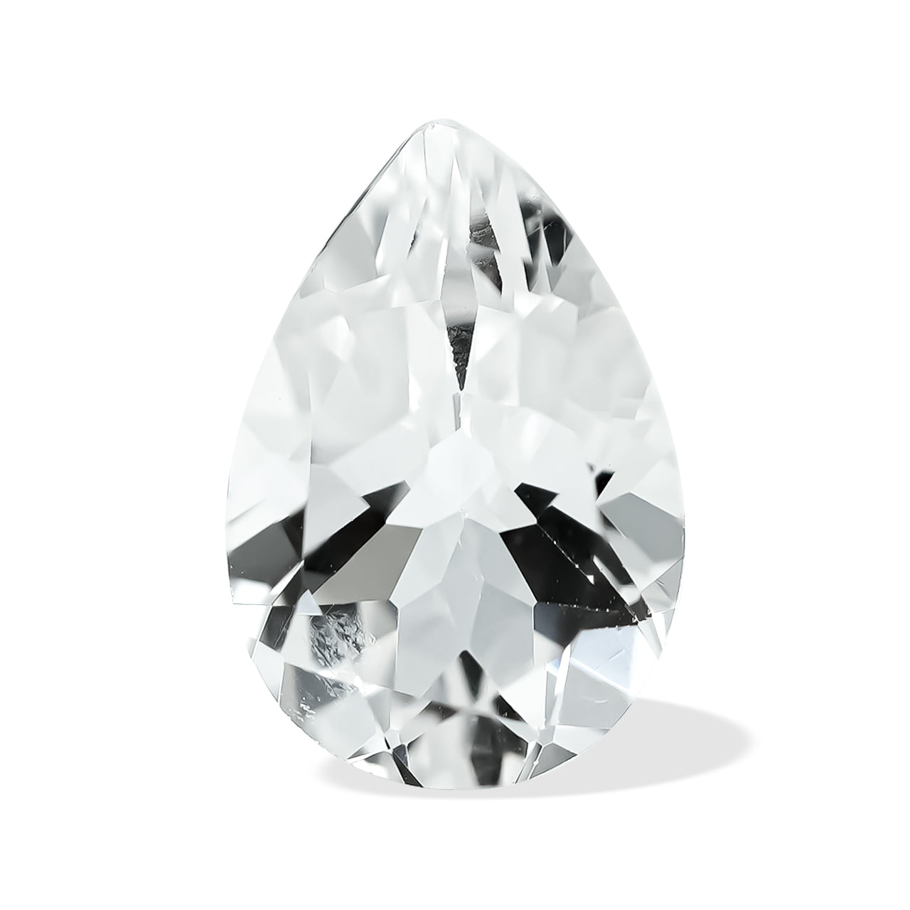 Starborn Danburite Faceted Gemstone Pear [12mm] - 1 Piece