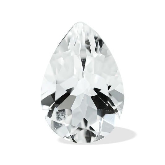 Starborn Danburite Faceted Gemstone Pear [12mm] - 1 Piece