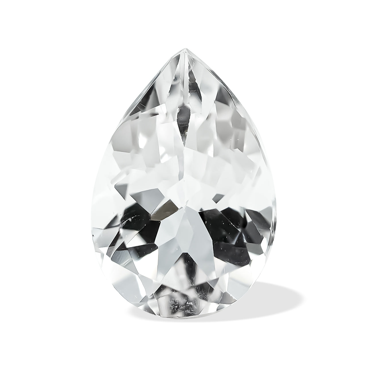 Starborn Danburite Faceted Gemstone Pear [12mm] - 1 Piece