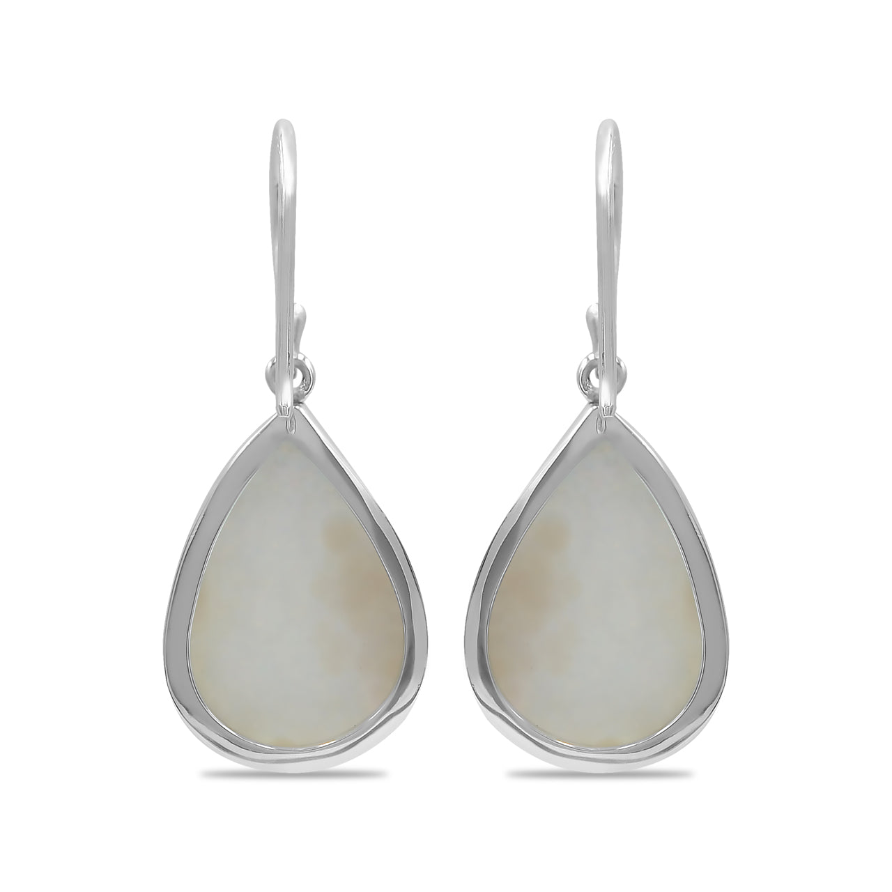 Starborn SI Opal Quartz Drusy Drop Earrings in Sterling Silver
