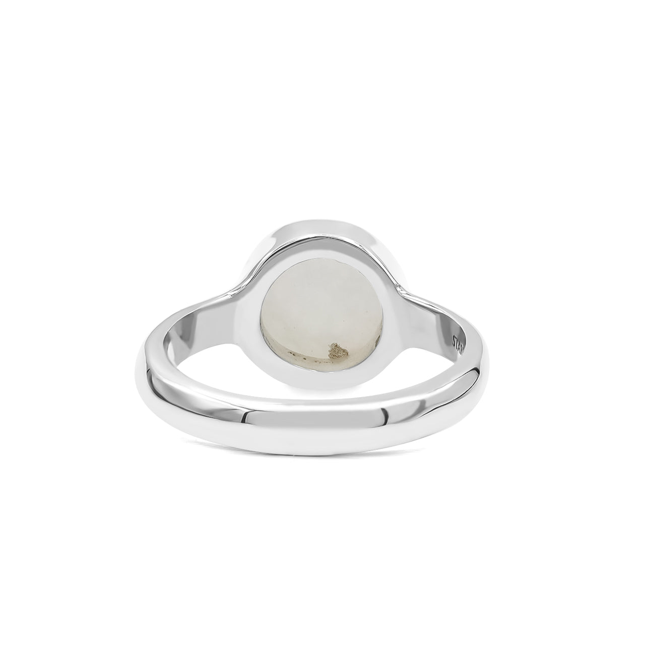 Starborn SI Opal Quartz Drusy Round Ring in Sterling Silver
