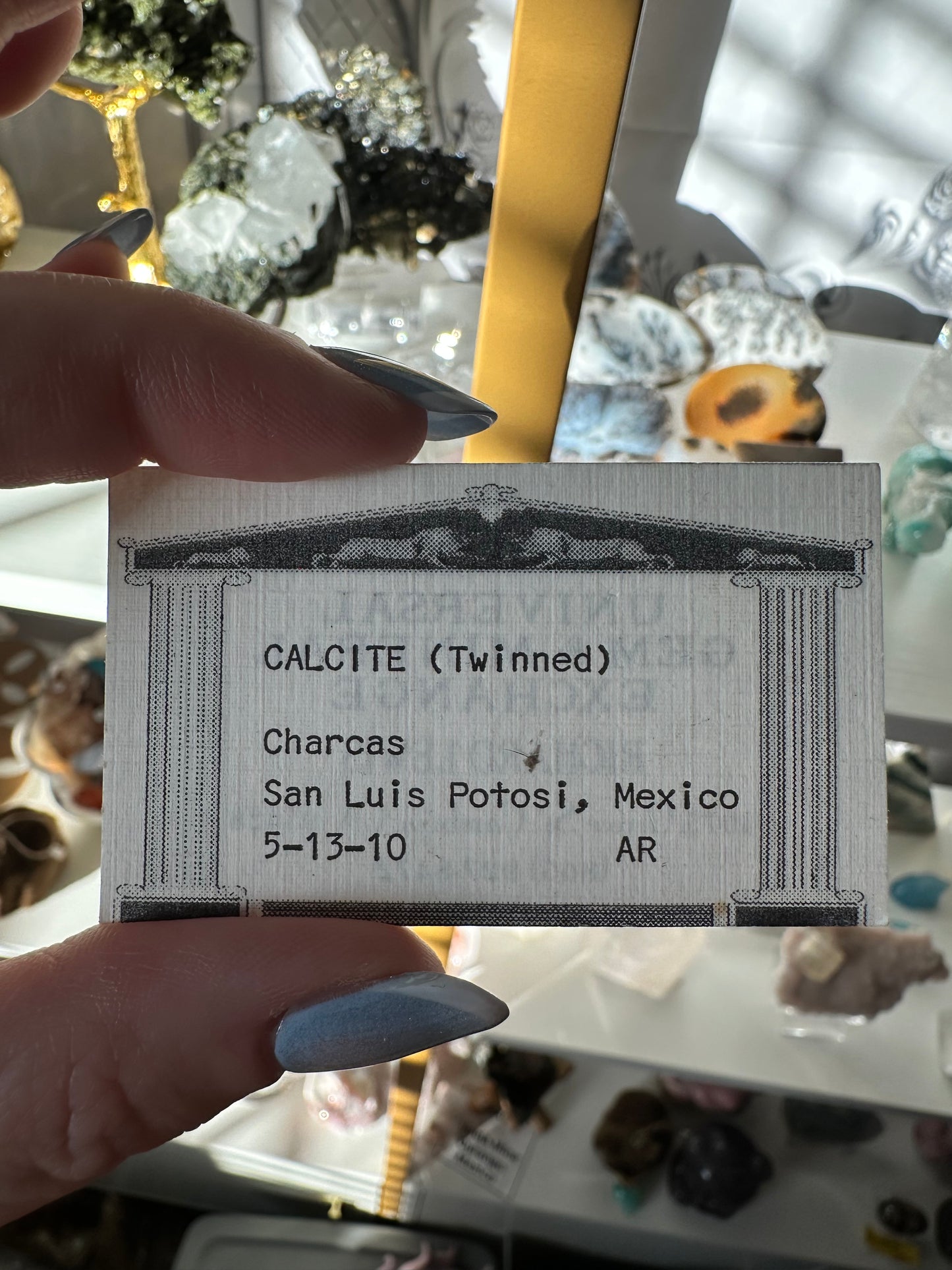 Calcite on Pink Chalcedony | Charcas, San Luis Potosí, Mexico