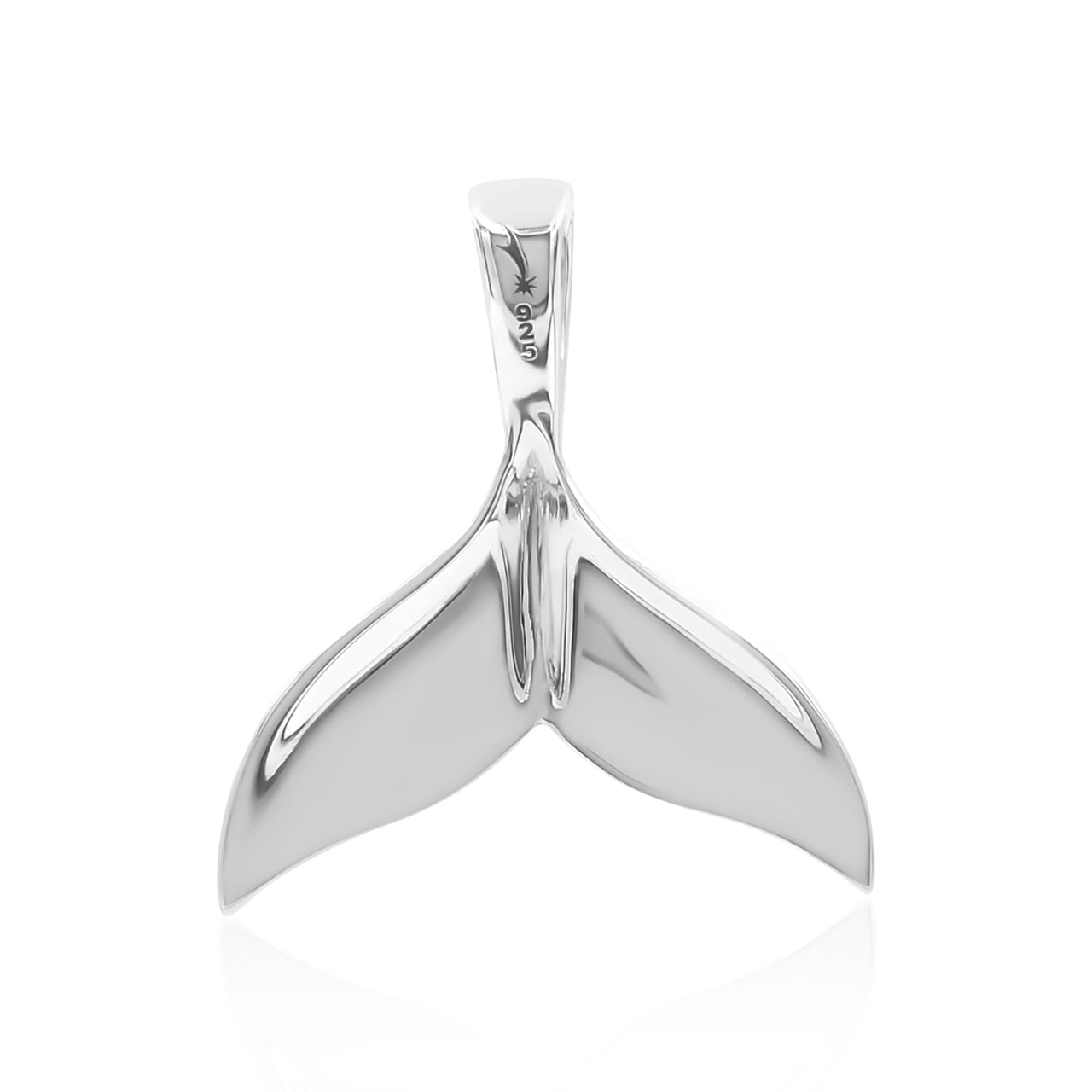 Starborn Natural Ethiopian Opal Whale Tail Pendant in Sterling Silver