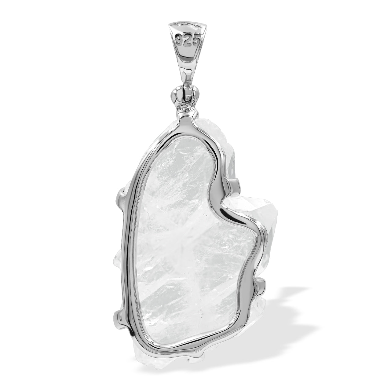Starborn Faden Quartz Prong Set Pendant in Sterling Silver