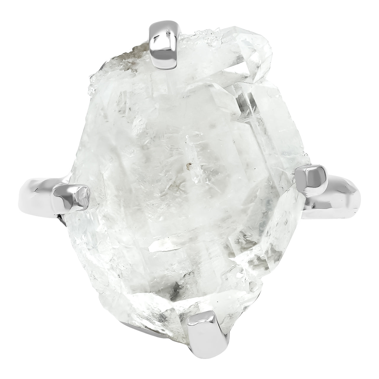 Starborn Faden Quartz Prong Set Ring in Sterling Silver