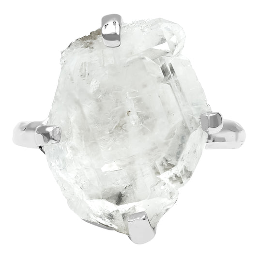 Starborn Faden Quartz Prong Set Ring in Sterling Silver