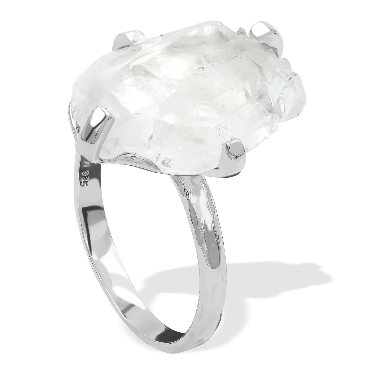 Starborn Faden Quartz Prong Set Ring in Sterling Silver