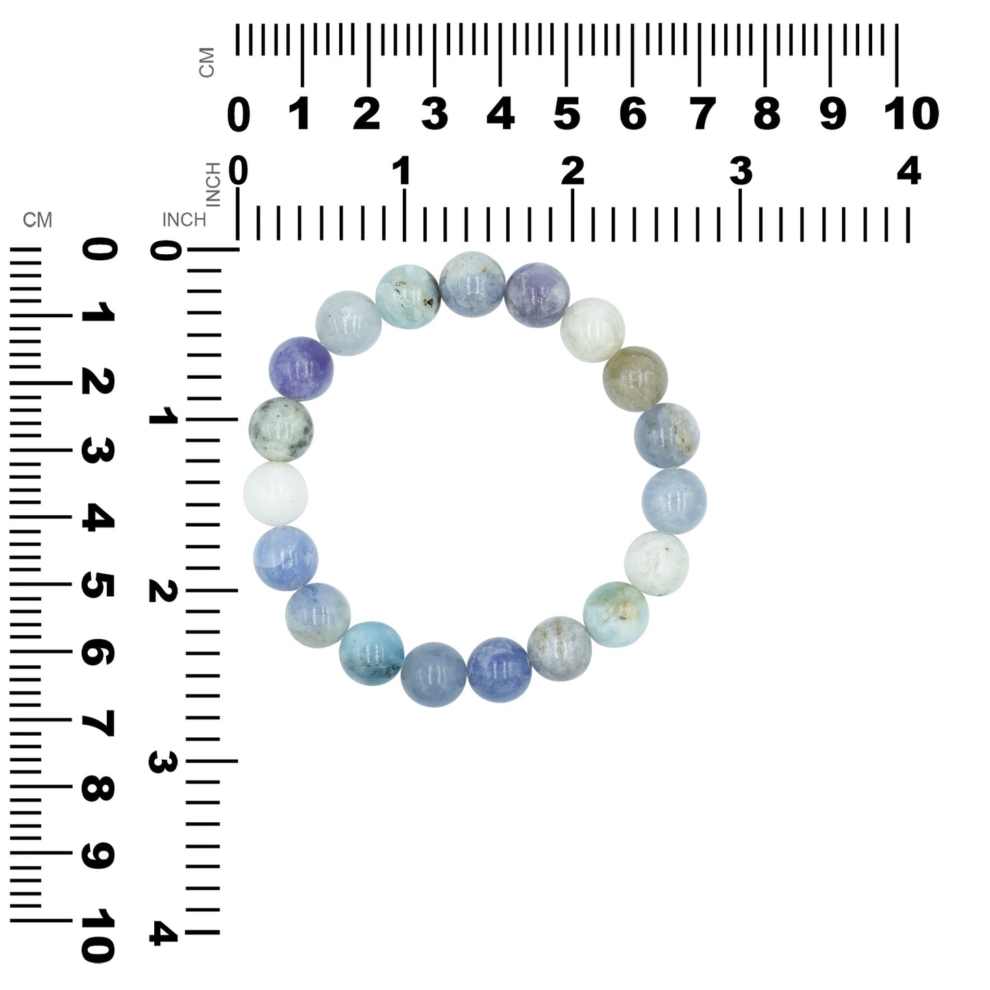 Starborn Fluorescent Hackmanite Elastic Beaded Bracelet