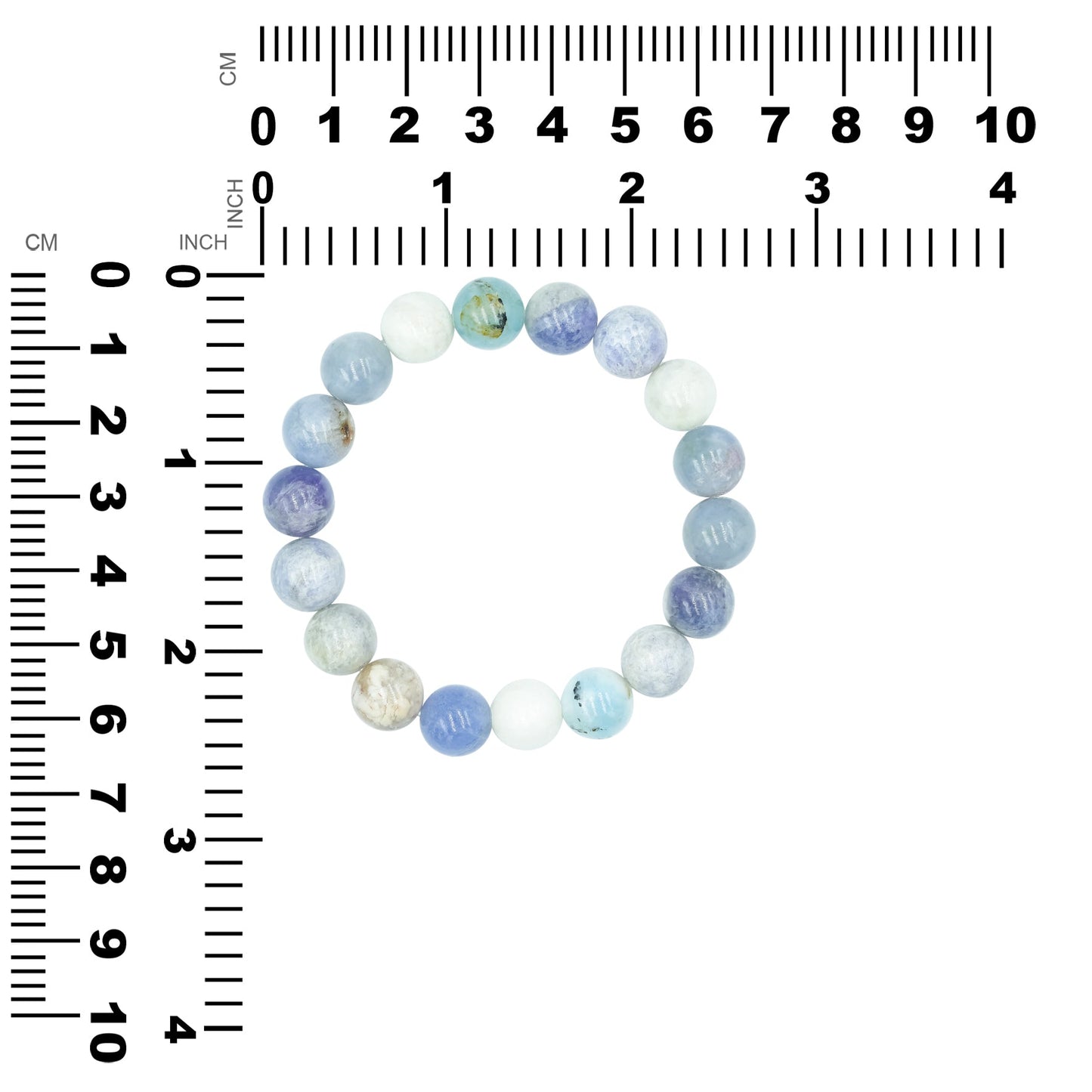 Starborn Fluorescent Hackmanite Elastic Beaded Bracelet