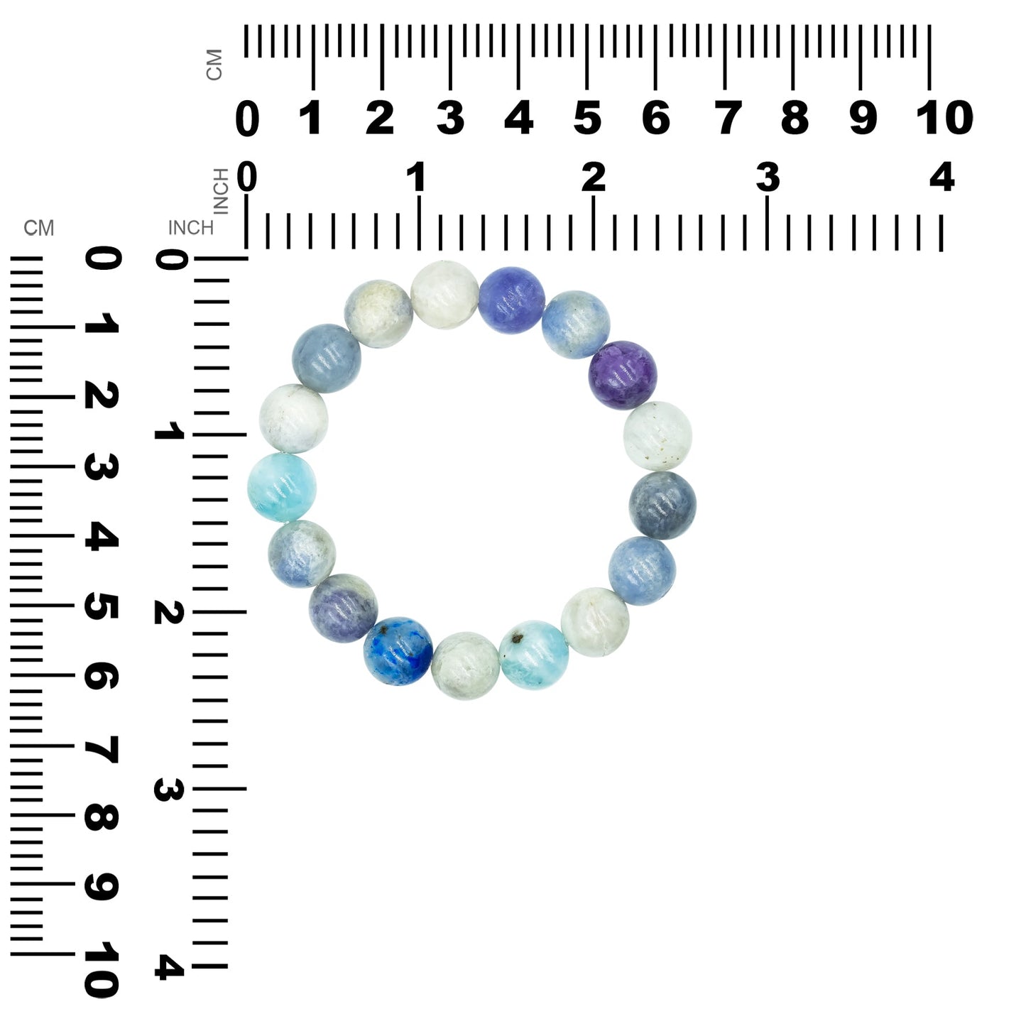 Starborn Fluorescent Hackmanite Elastic Beaded Bracelet