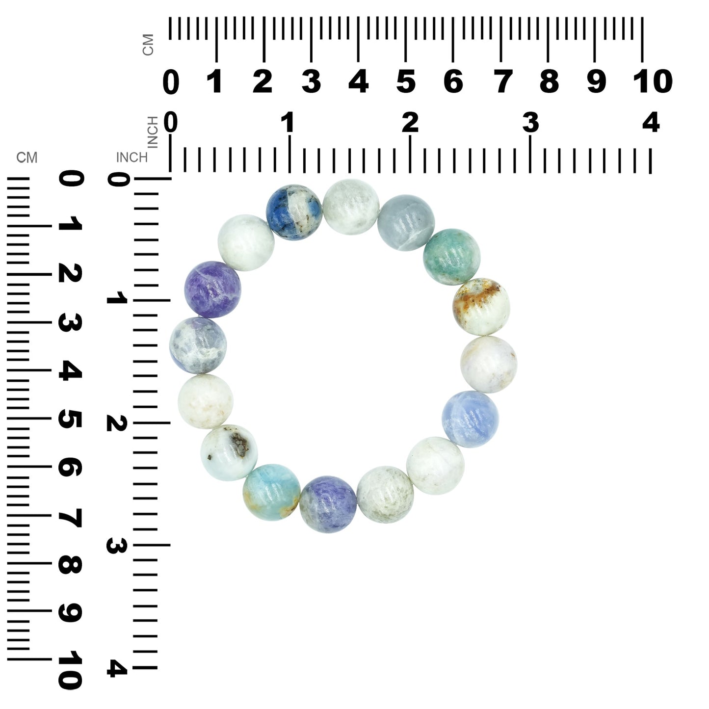 Starborn Fluorescent Hackmanite Elastic Beaded Bracelet