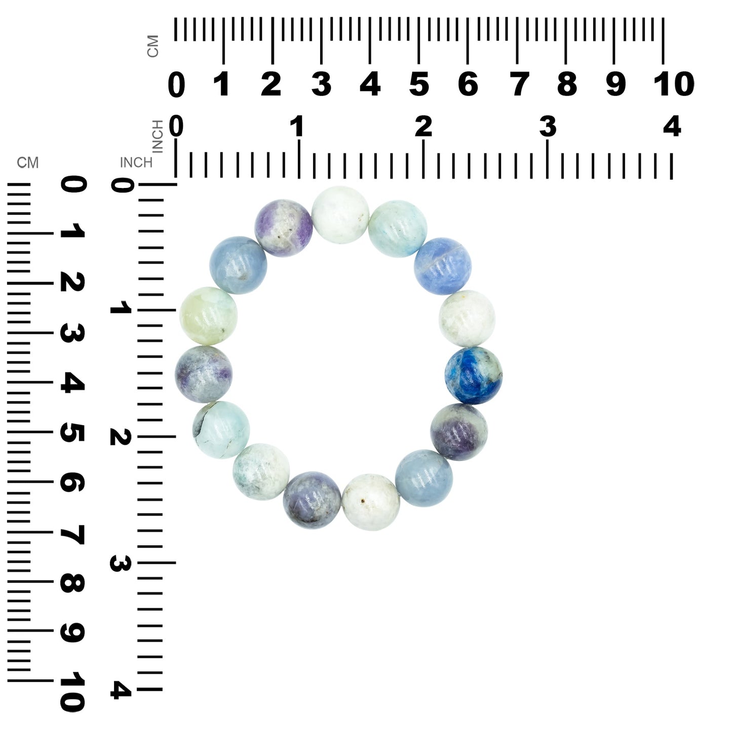 Starborn Fluorescent Hackmanite Elastic Beaded Bracelet