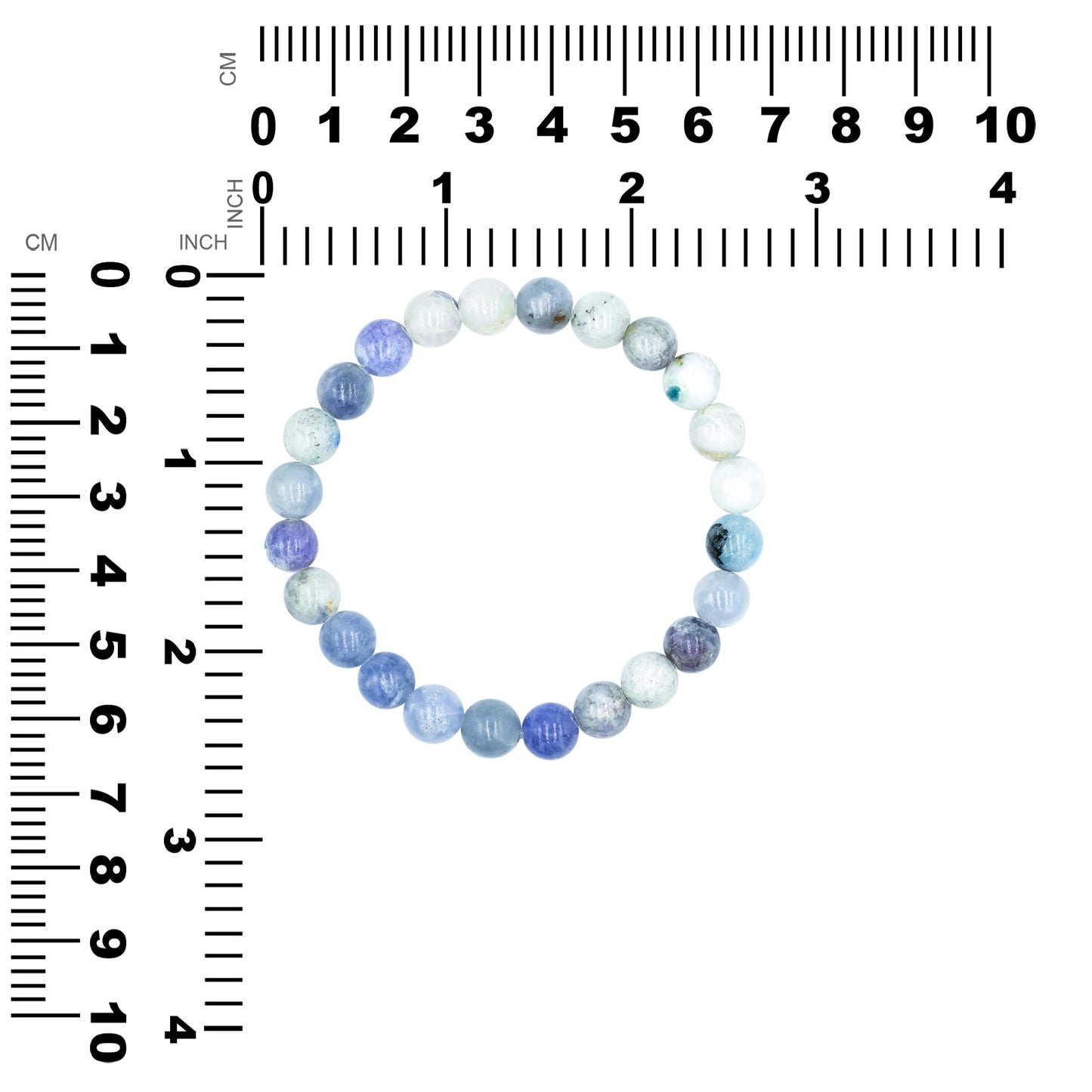 Starborn Fluorescent Hackmanite Elastic Beaded Bracelet