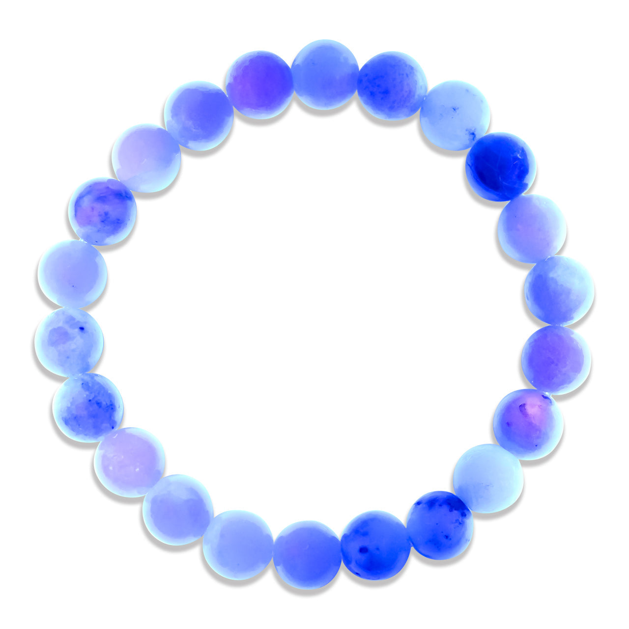 Starborn Fluorescent Hackmanite Elastic Beaded Bracelet