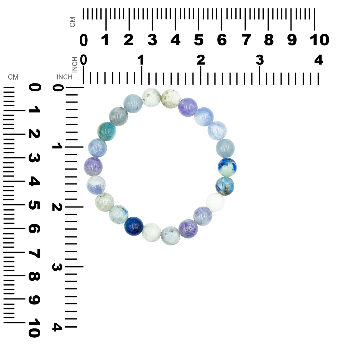 Starborn Fluorescent Hackmanite Elastic Beaded Bracelet