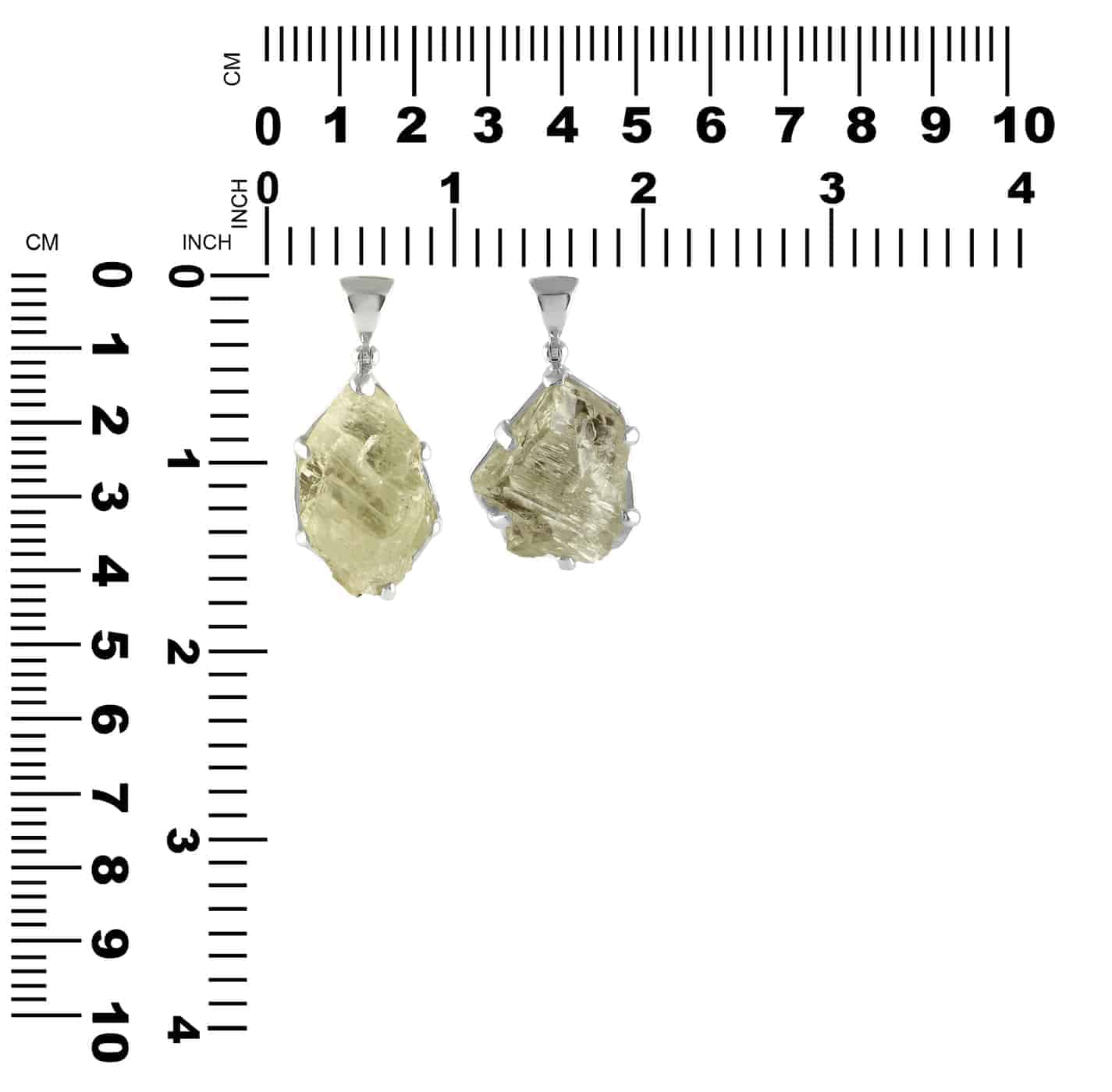 Starborn Hiddenite Crystal Pendant in Sterling Silver