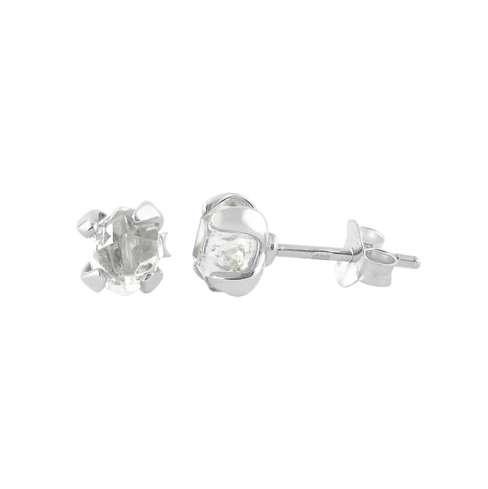 Starborn Herkimer Diamond Sterling Silver Post Earrings
