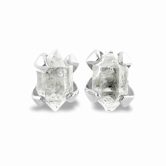 Starborn Herkimer Diamond Sterling Silver Post Earrings