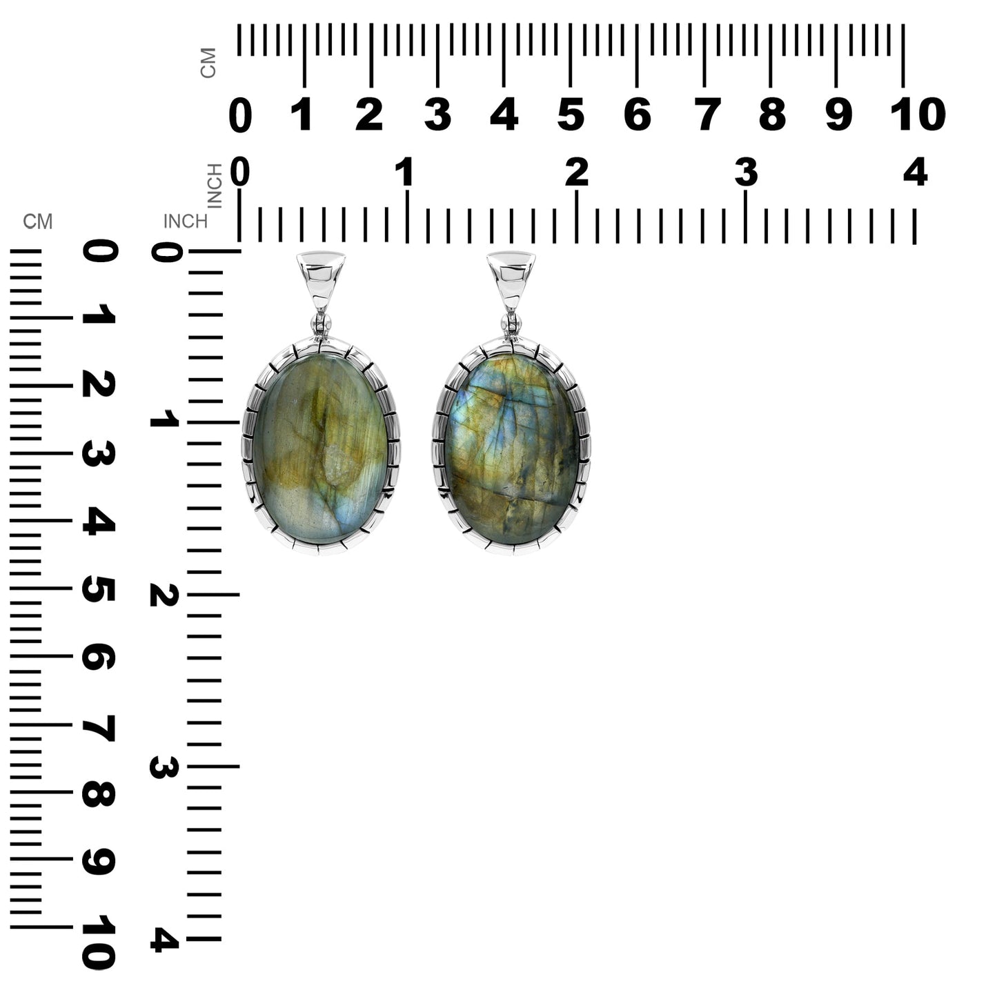 Starborn Gemstone New Style Pendant in Sterling Silver