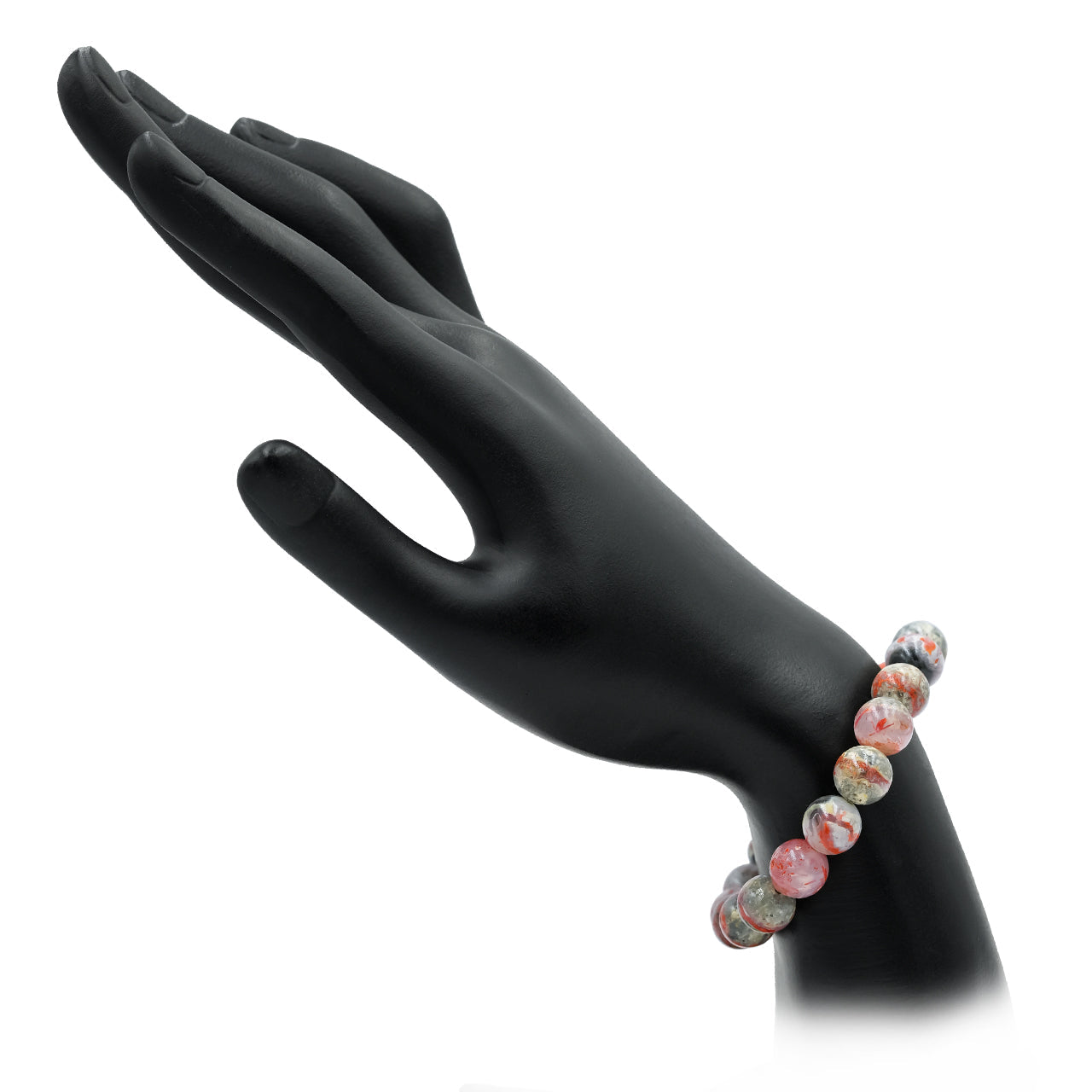 Starborn Magma Chalcedony Elastic Beaded Bracelet