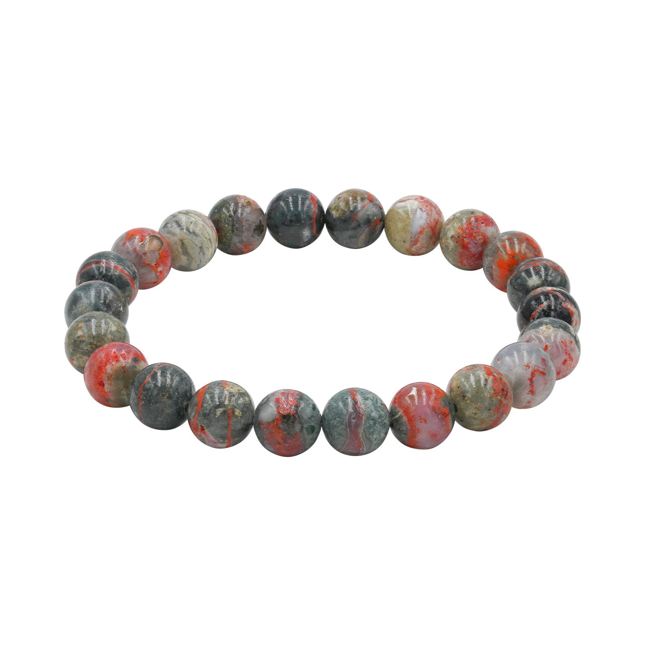 Starborn Magma Chalcedony Elastic Beaded Bracelet