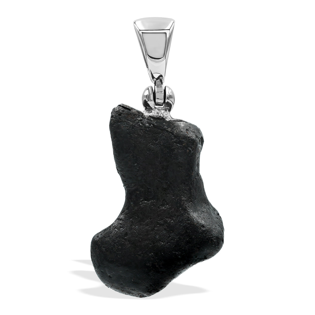 Starborn Agoudal Iron Meteorite Nugget Pendant in Sterling Silver