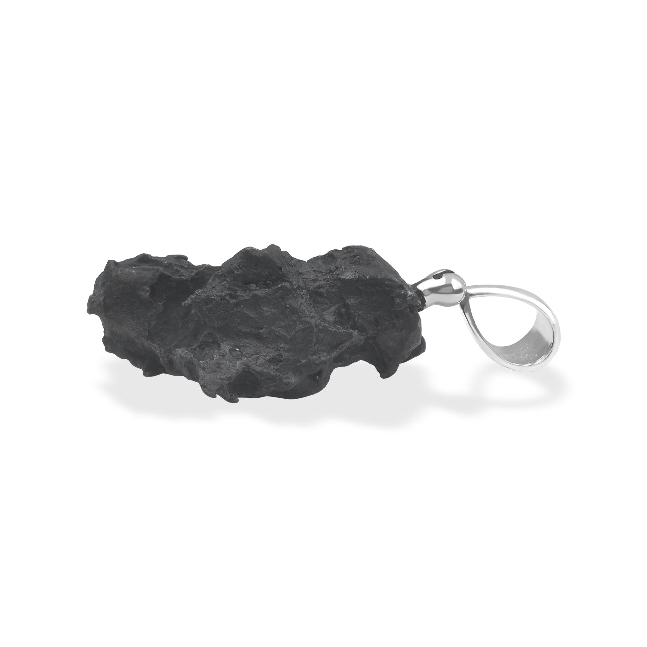 Starborn Sikhote Alin Meteorite Nugget Pendant in Sterling Silver
