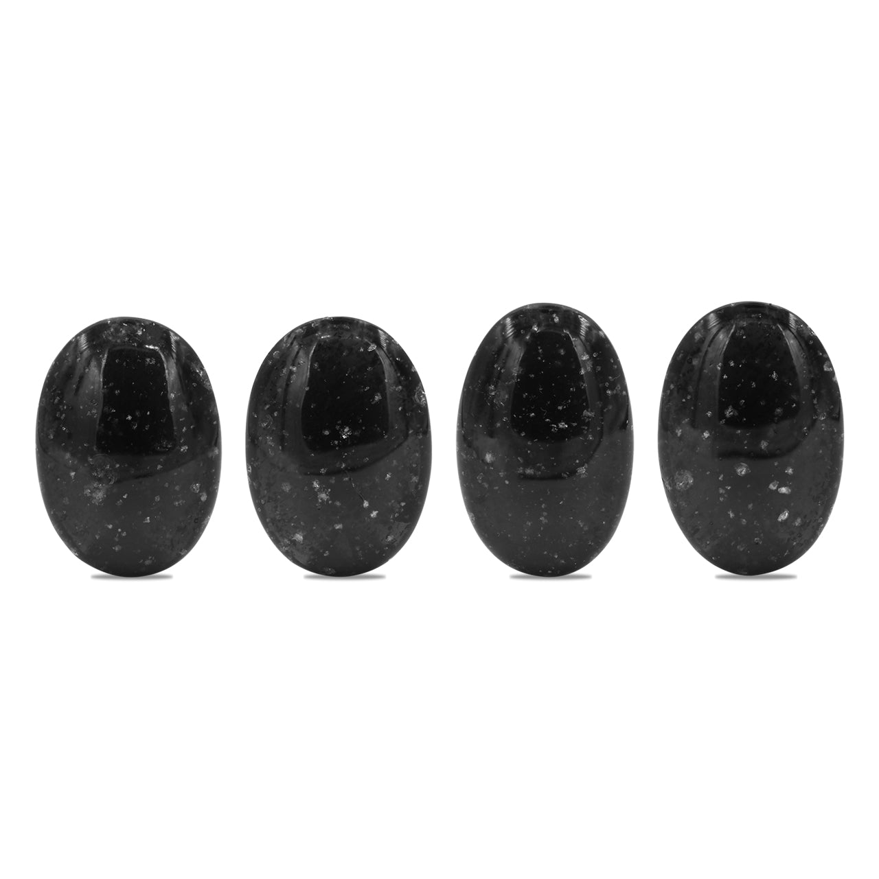 Starborn Galaxy Obsidian Polished Oval Palm Stone - Medium (1 Piece)
